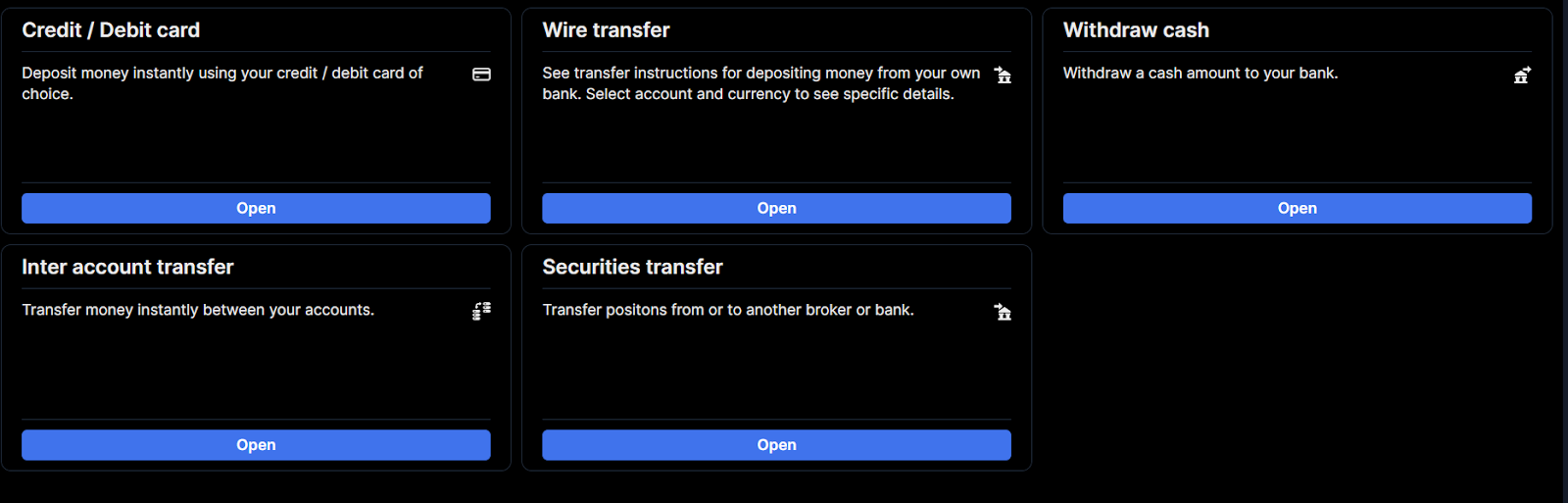 Deposit and Withdrawal Methods on Saxo.