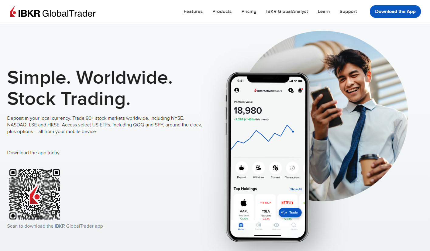 Interactive Brokers - Best UK stock broker for experienced traders.