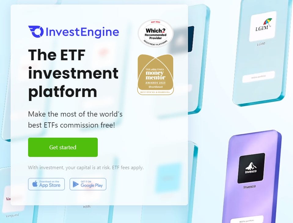 InvestEngine – Best alternative to Robinhood for ETFs.