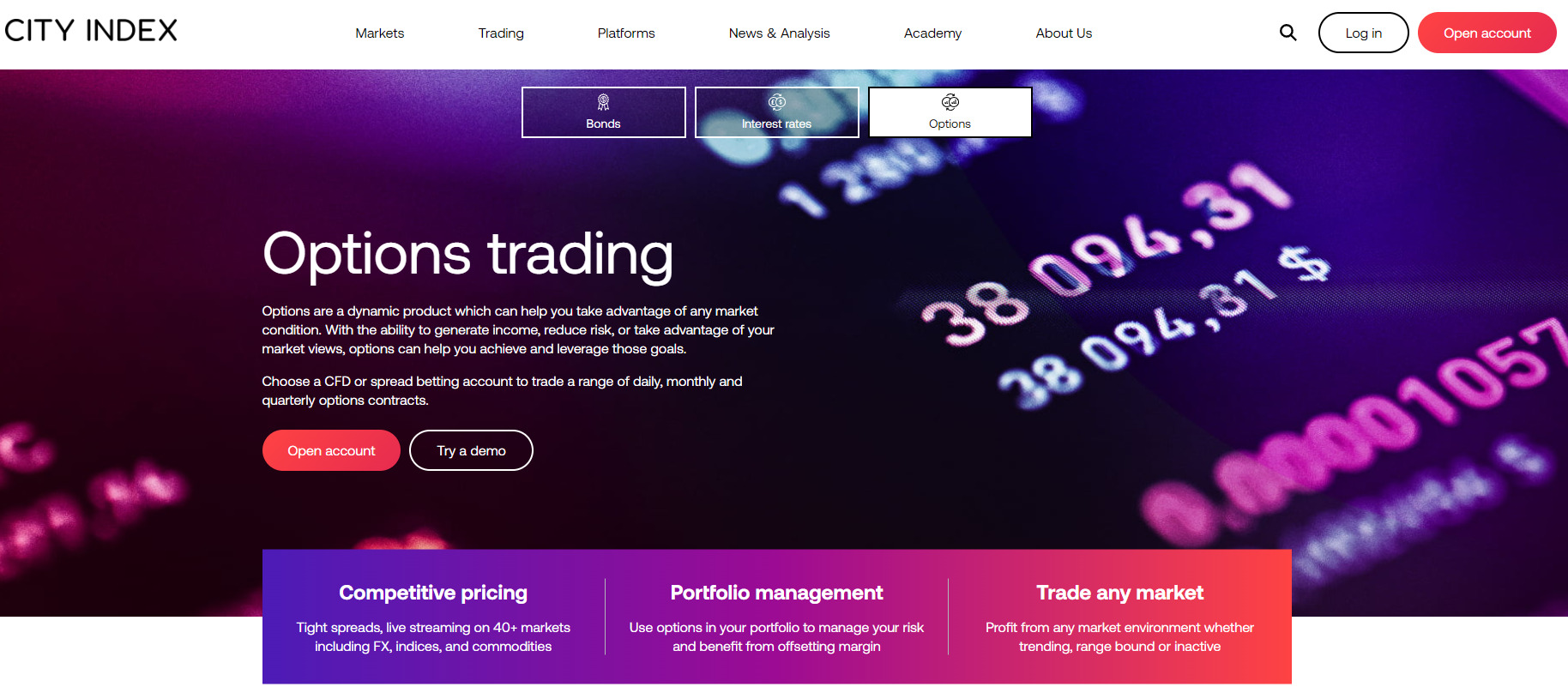 City Index - Best UK options broker for CFDs & spread betting.