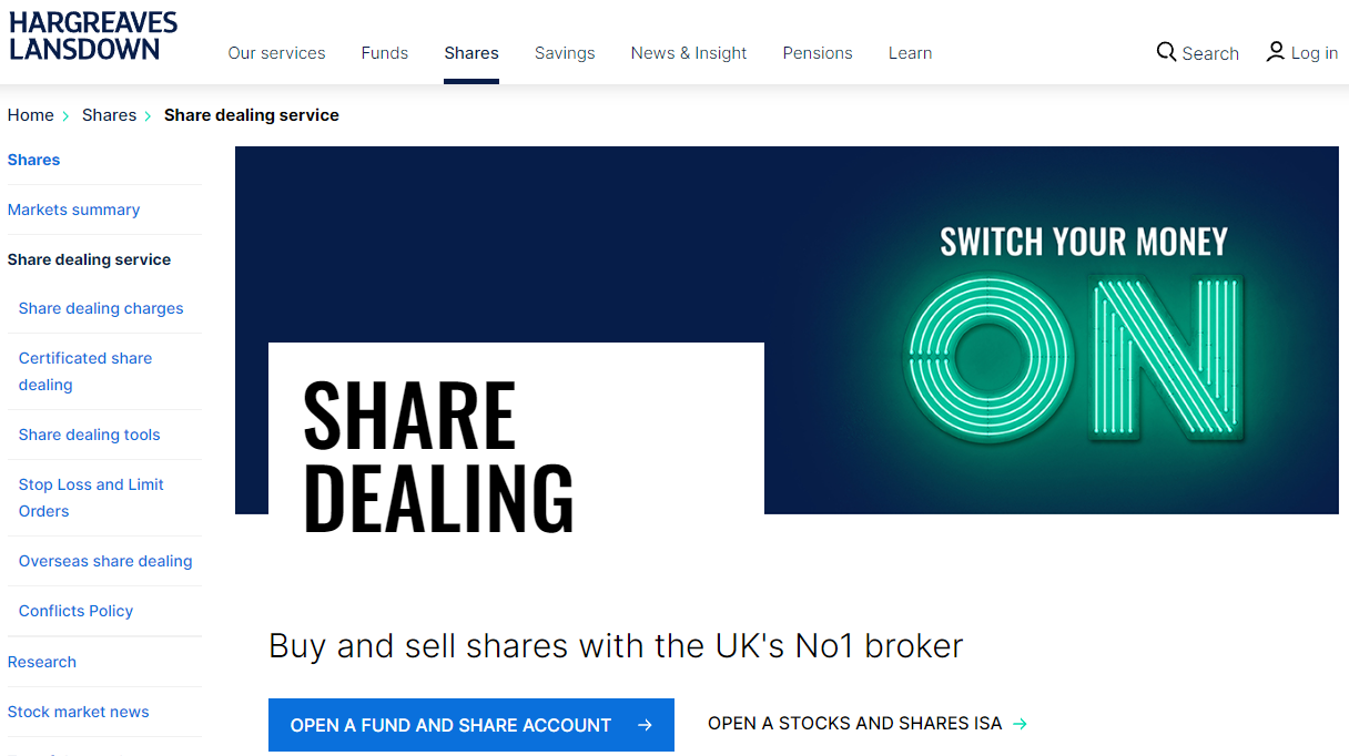 Hargreaves Lansdown – One of the oldest stock brokers in the UK.