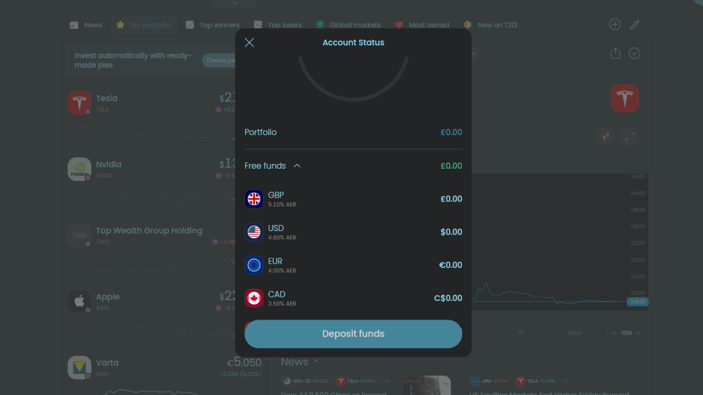 Trading 212 Fees